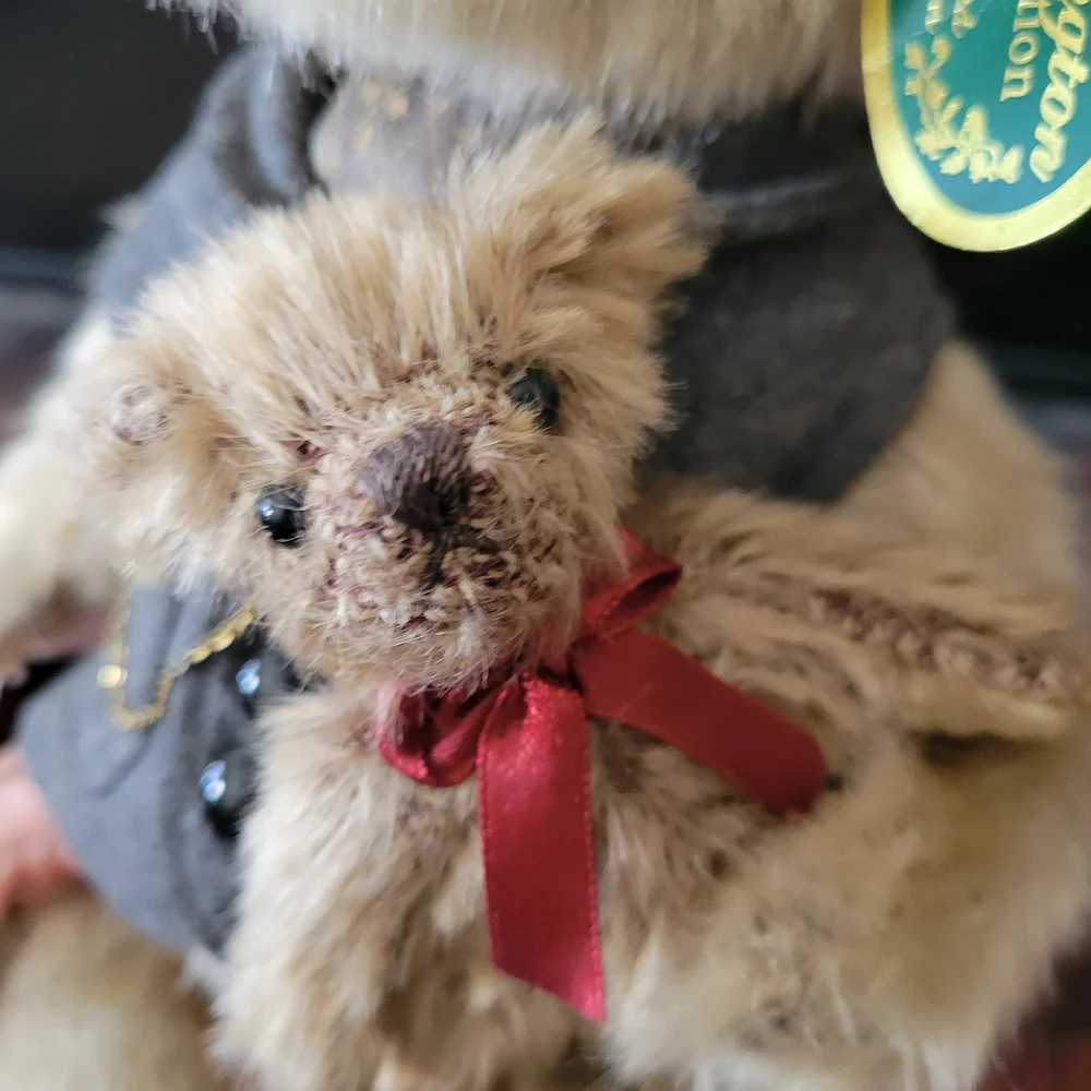 Ted E Bearington 100 Years Bear Fax Mohair Tags 1902-2002 Limited Edition Plush